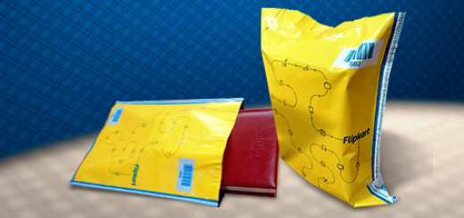 Flipkart Yellow Security Shipping Bags