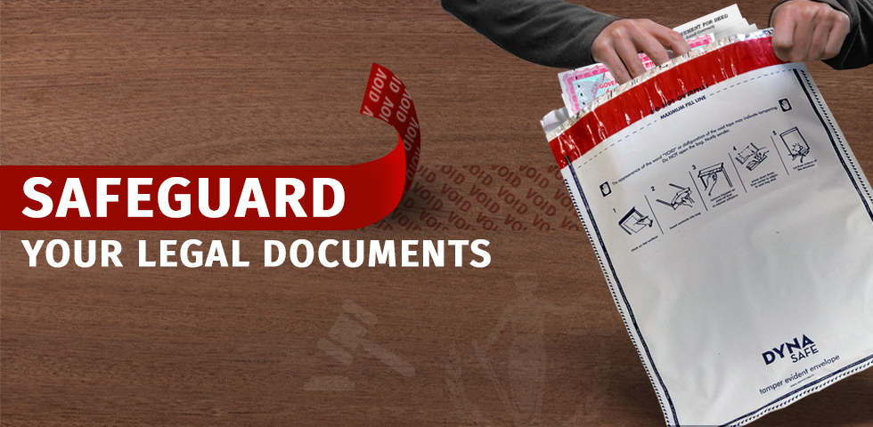 Tamper Evident Security Envelopes For Safeguarding Your Legal Documents & Deeds