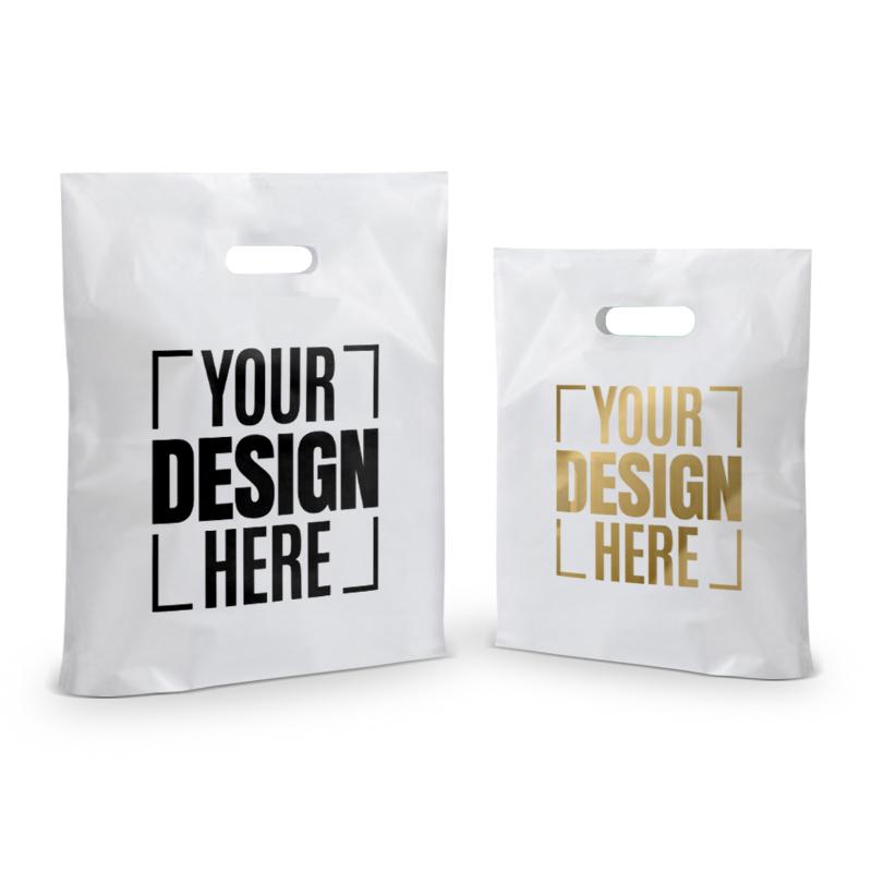 Carry bag design for garments shop | Black flat paper handle – yessirbags.in